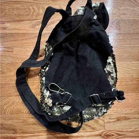 PINK mini sequin Backpack - Picture 3 of 4